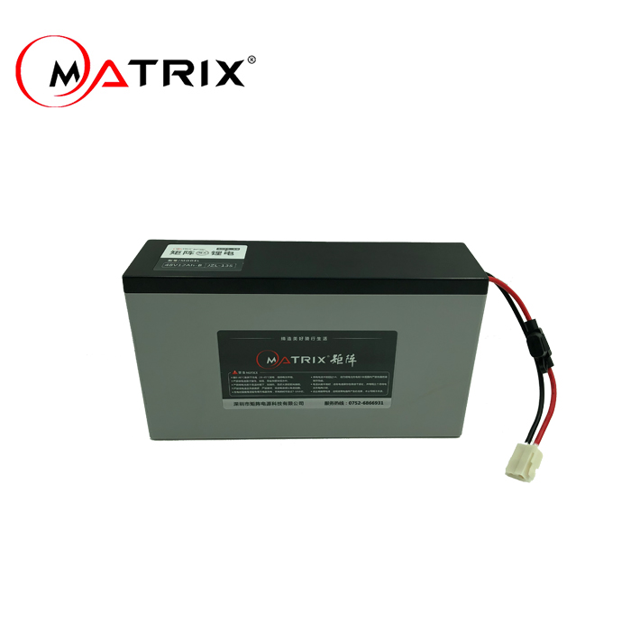 Matrix 48V 12Ah lithium battery pack for street light