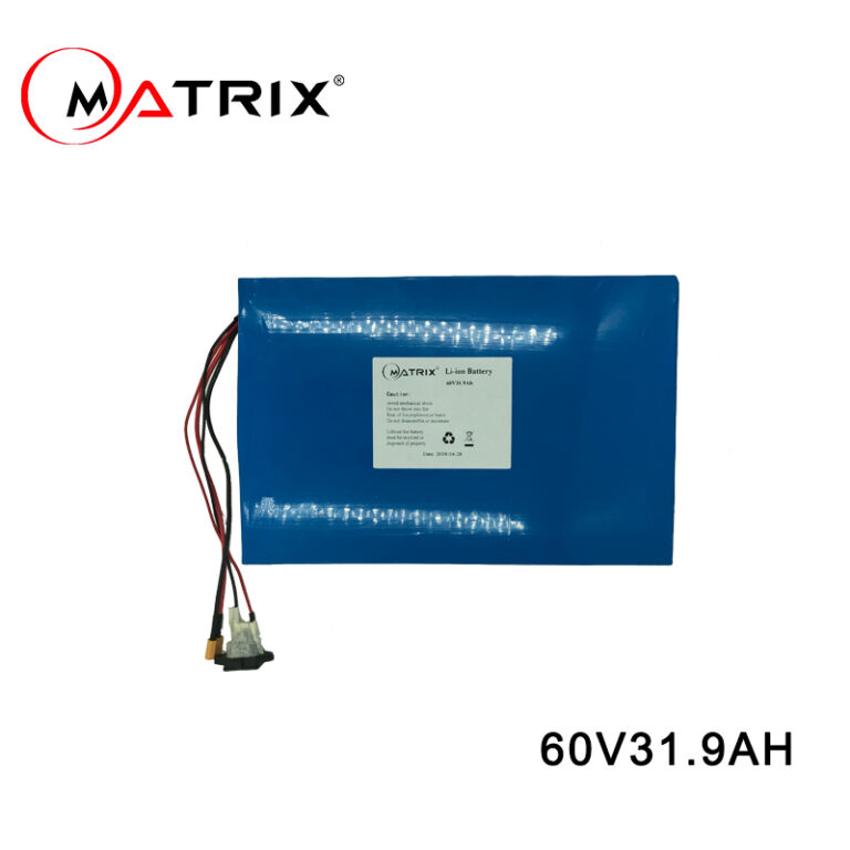 Matrix 60V 31.9Ah lithium battery pack with SamsungCell 29E for Electric Scooter